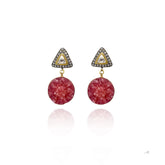 Marwa Druzy Kundan Earrings - The Pashm